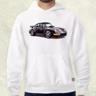 Porsche 911 rajz v8 férfi pulóver