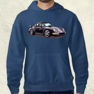 Porsche 911 rajz v8 férfi pulóver