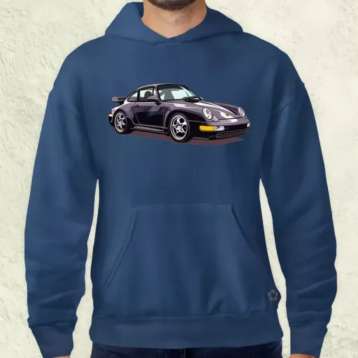 Porsche 911 rajz v8 férfi pulóver