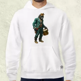 Antropromorf zenész gorilla v1 férfi pulóver