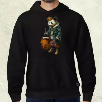 Antropromorf zenész panda v1 férfi pulóver