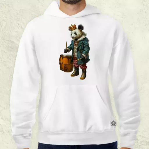 Antropromorf zenész panda v1 férfi pulóver