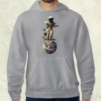 Asztronauta hegedül v1 férfi pulóver