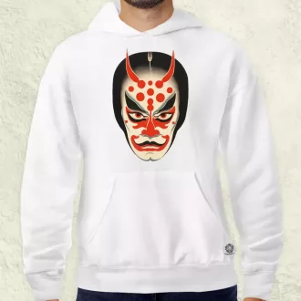 Kabuki maszk v1 férfi pulóver