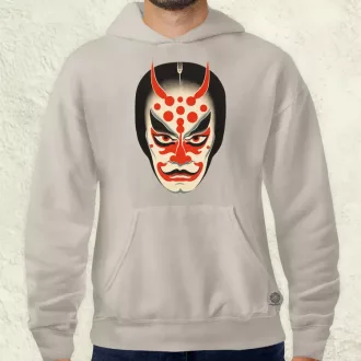 Kabuki maszk v1 férfi pulóver