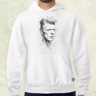 David Bowie rajz portré v3 férfi pulóver
