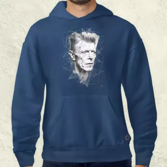 David Bowie rajz portré v3 férfi pulóver