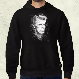 David Bowie rajz portré v3 férfi pulóver