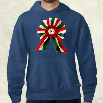 Magyar kokárda fantázia v11 zseb férfi pulóver