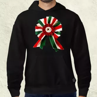 Magyar kokárda fantázia v11 zseb férfi pulóver