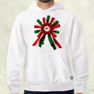 Magyar kokárda fantázia v11 zseb férfi pulóver
