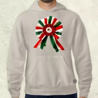 Magyar kokárda fantázia v11 zseb férfi pulóver