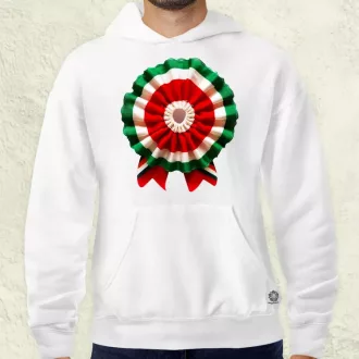 Magyar kokárda fantázia v14 zseb férfi pulóver