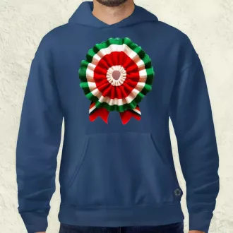 Magyar kokárda fantázia v14 zseb férfi pulóver