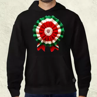 Magyar kokárda fantázia v14 zseb férfi pulóver