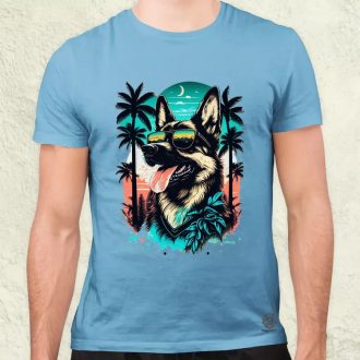 Napszemcsis német juhász v1 férfi póló