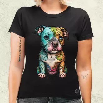 Pitbull kölyök v2 női póló