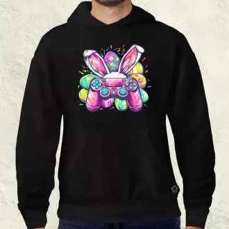 Gamer nyuszi v1 férfi pulóver