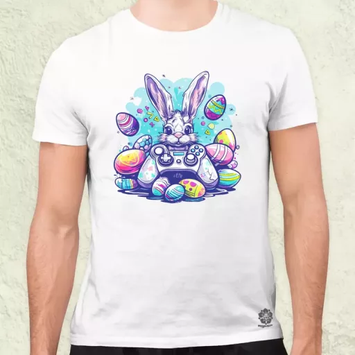 Gamer nyuszi v3 férfi póló