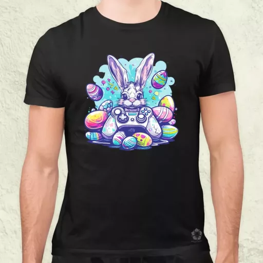 Gamer nyuszi v3 férfi póló