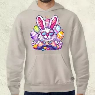 Gamer nyuszi v4 férfi pulóver