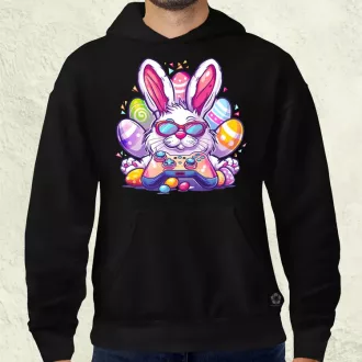 Gamer nyuszi v4 férfi pulóver