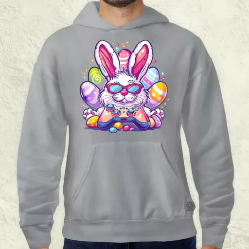 Gamer nyuszi v4 férfi pulóver