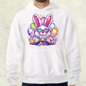 Gamer nyuszi v4 férfi pulóver
