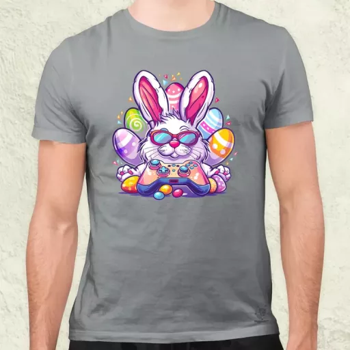 Gamer nyuszi v4 férfi póló