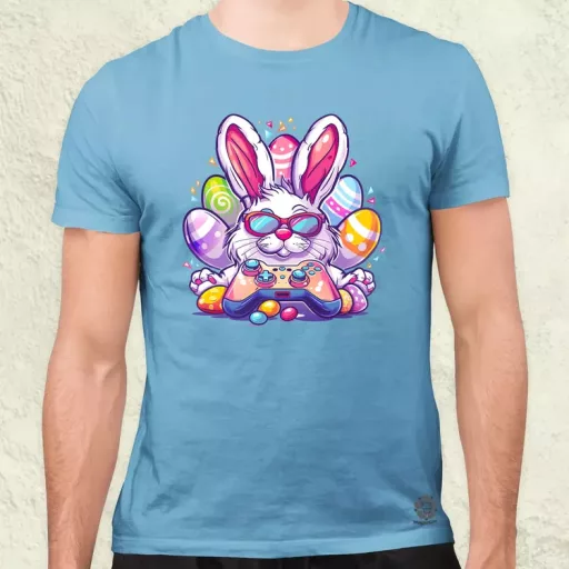 Gamer nyuszi v4 férfi póló