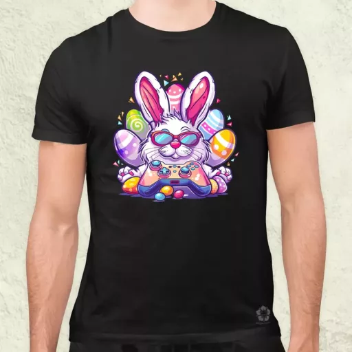 Gamer nyuszi v4 férfi póló