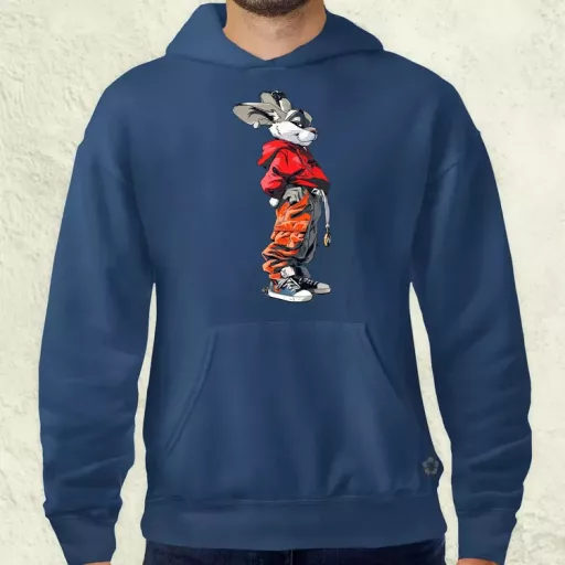 Hip Hop nyuszi v1 férfi pulóver