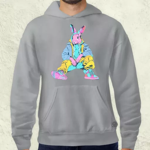 Hip Hop nyuszi v17 férfi pulóver
