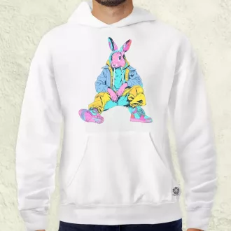 Hip Hop nyuszi v17 férfi pulóver