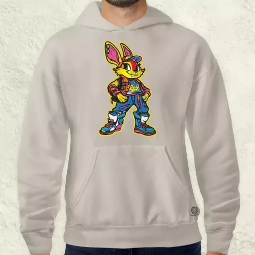 Hip Hop nyuszi v19 férfi pulóver