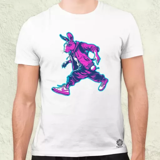 Hip Hop nyuszi v3 férfi póló
