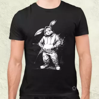 Laza nyuszi v1 férfi póló