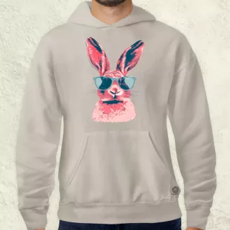 Retró nyuszi v1 férfi pulóver
