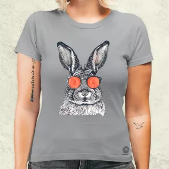 Retró nyuszi v2 női póló