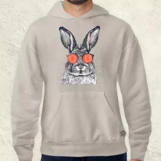 Retró nyuszi v2 férfi pulóver