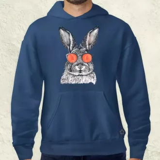 Retró nyuszi v2 férfi pulóver
