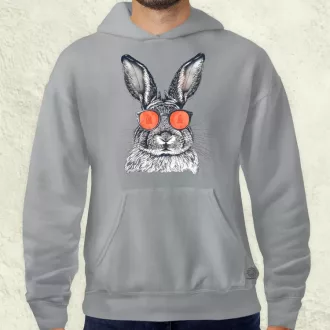 Retró nyuszi v2 férfi pulóver