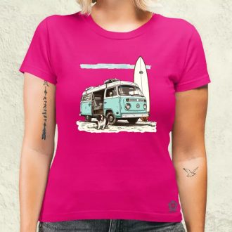 Campervan vibe v1 női póló