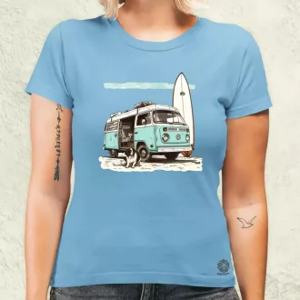 Campervan vibe v1 női póló