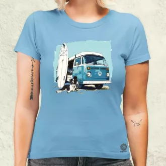 Campervan vibe v2 női póló