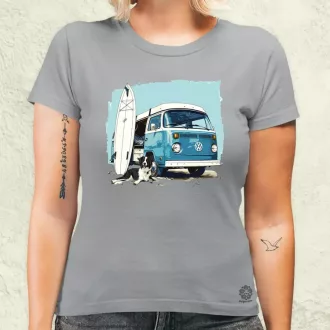 Campervan vibe v2 női póló