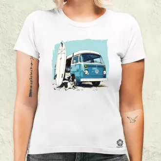 Campervan vibe v2 női póló
