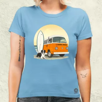 Campervan vibe v4 női póló