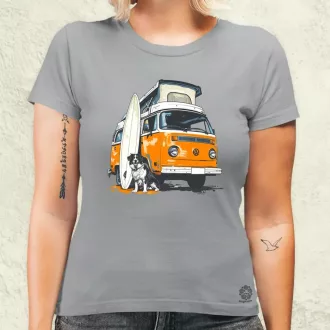 Campervan vibe v6 női póló