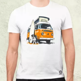 Campervan vibe v6 férfi póló